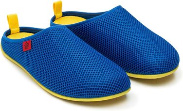 Літні халапи Андрес Мачадо - унісекс, дихаюча сітка, знімне устілка - DYNAMIC SOMMER, 37-50 EU, темно-синій, жовтий