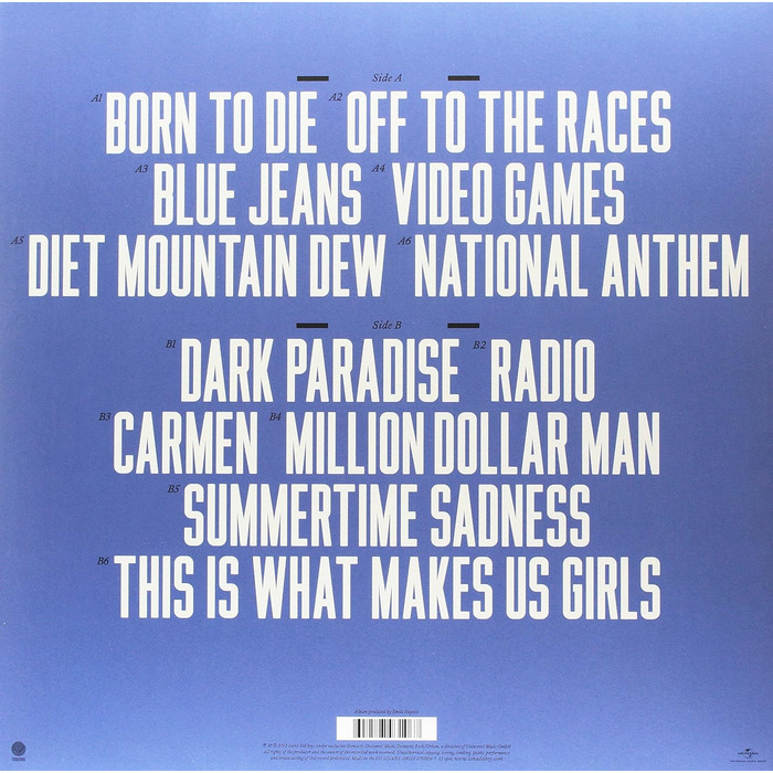 Born to Die - Lana Del Rey [Вінілова платівка LP]