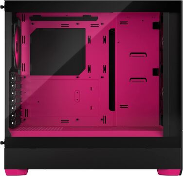 Корпус для ПК Fractal Design Pop Air RGB Magenta Core з темперованим склом, сітчаста передня панель, три RGB вентилятори 120 мм, ATX, Magenta Core