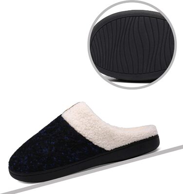 Тапочки зимові Mishansha унісекс, тепли з піною з пам'яті, для дому та вулиці, розмір 36-47, чорний, зелений