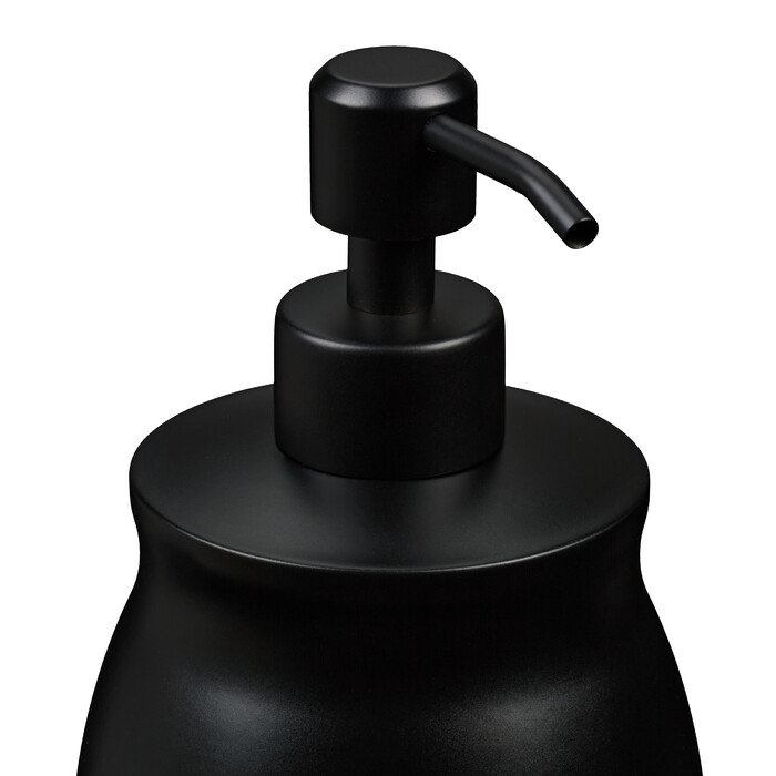 Relaxdays Stainless Steel Soap Dispenser, 390 ml