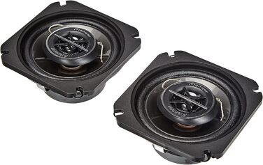 Автомобільні коаксіальні динаміки Pioneer TS-1002I 10 см, 2-смугові, 120Вт, з решіткою, потужний звук, висока чутливість, глибина монтажу 43 мм, набір з 2 штук