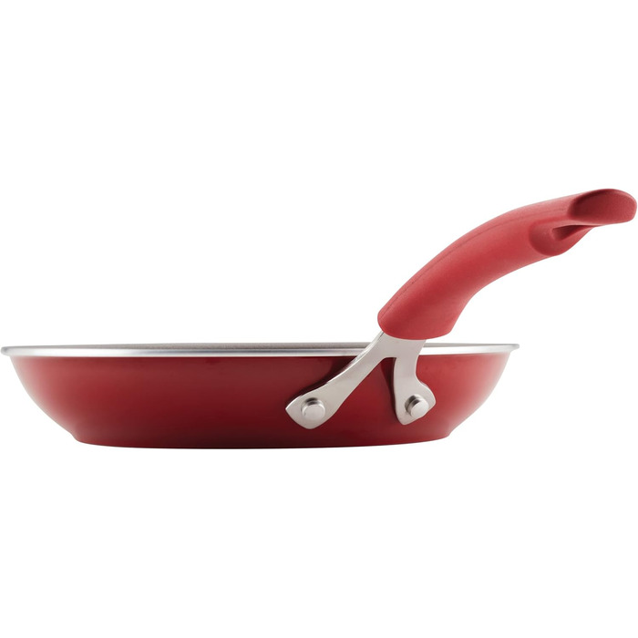 Набір кухонного посуду Rachael Ray Cook + Create, 10 предметів, антипригарне покриття, Agave (червоний)