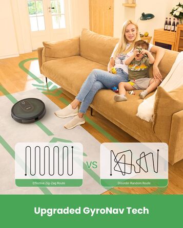 Робот-пилосос Vactidy Nimble T8 2-в-1 з функцією миття, 3000Pa, чорний