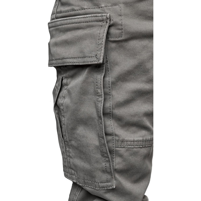 Чоловічі штани карго чинос джинси Herren R7020 темно-сірі, розмір 34W