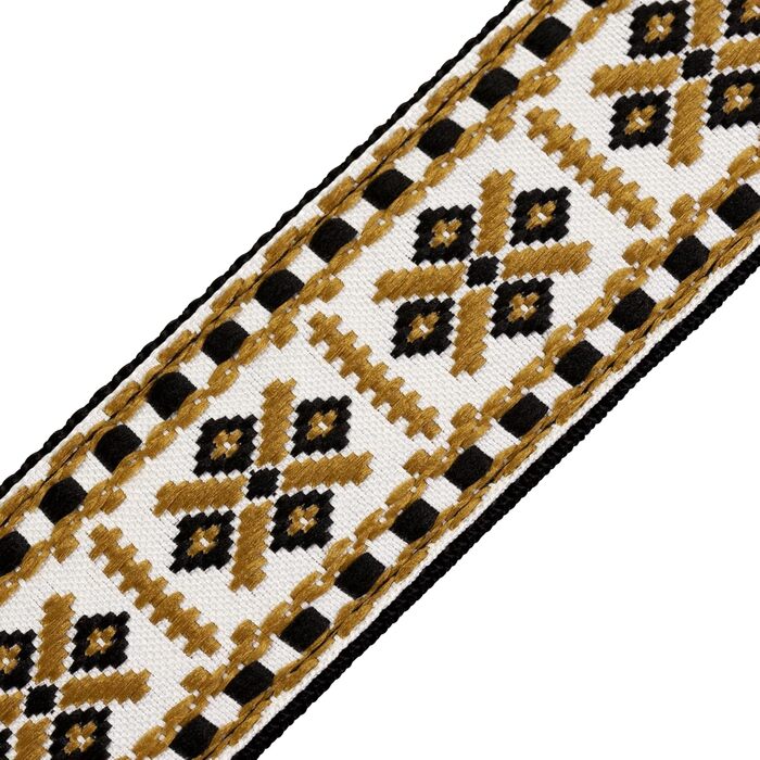 Гітарний ремінь Levy's Leathers Jacquard Weave Hootenanny, шкіра жаккард