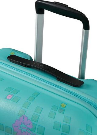 Чемодан American Tourister Wavebreaker Disney FL Spinner L, 77 см, 96 л, з принтом Stitch Flower, матове покриття