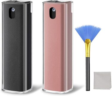 Очиснювач екрану для мобільних пристроїв 2шт (10мл) - для iPhone, монітора, планшета (сірий + рожевий)