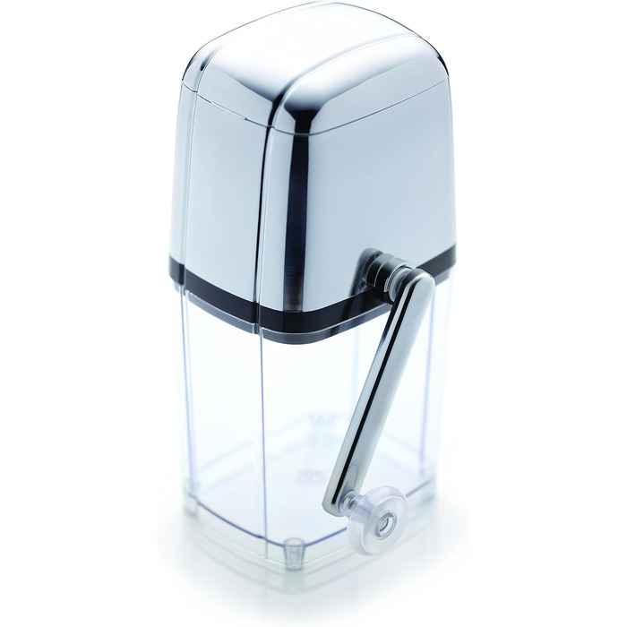 BarCraft Ice Crusher for Cocktails, with Ice Scoop, Plastic and Stainless Steel, 15.5 x 13.5 x 28cm, Transparent/Silver