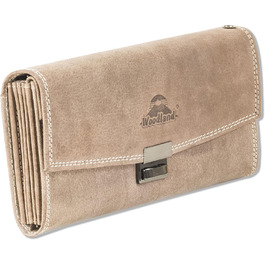 Woodland® Pro Waiter's Pouch with Ladder Lock, Finest Cowhide Nappa Leather, BLACK