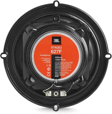 Автомобільна акустика JBL Stage3 627F 2-смугові 16 см, 225 Вт, стереосистема Harman Kardon, комплект 2 шт, 6,5