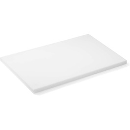 Кухонна дошка з харчового пластику PE 500, 50x30x2 см, біла, німецька якість, для нарізання, безпечна для ножів, придатна для посудомийної машини