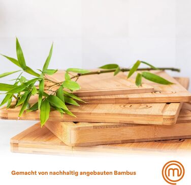 Набори дерев'яних обробних дощок MasterChef: великий, середній, маленький з жолобком для соку. Кухонні дошки, кухонні обробні дошки, дошки для нарізання.