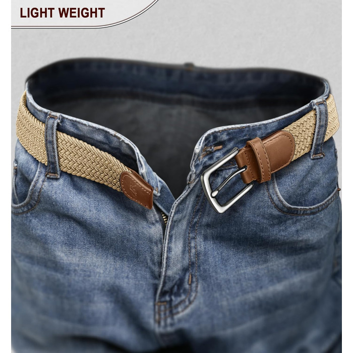 Жгутний ремінь KEMISANT для чоловіків та жінок, 2 шт. Еластичний, тканинний, 35 мм, регульований, бежевий/античний синій