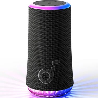 Soundcore Glow - портативна колонка з підсвічуванням, 30W, 360° звук, IP67, 18 годин, EQ, для дому, саду, вечірок