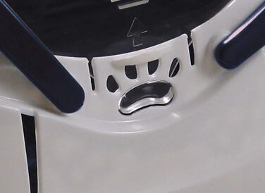 Транспортний бокс для тварин Europet Bernina Paw, блакитний, 35 x 25 x 25 см