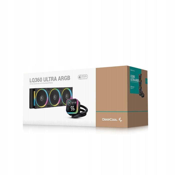 Рідинне охолодження Deepcool LQ360 ULTRA ARGB 360мм, чорне