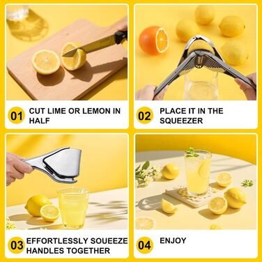 Прес для часнику та імбиру з нержавіючої сталі, велика чаша, стійкий до миття в посудомийній машині, 5 років гарантії