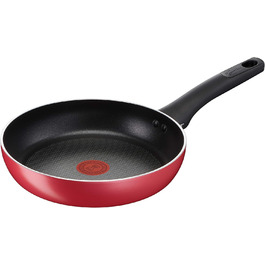Набір антипригарних сковорідок Lagostina Cucina Mediterranea, 24 см, червоні, алюмінієвий сплав, пластикова ручка
