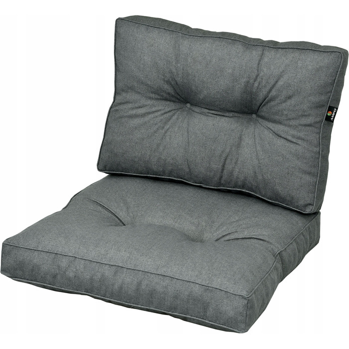 Подушка Ampo 60 x 60 x 12 см, сіра