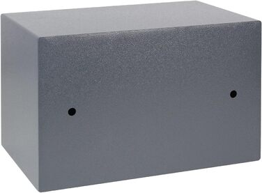 Шафа-сейф HMF 49200-11 з ключем, меблевий сейф | 31 x 20 x 20 см | Антрацит