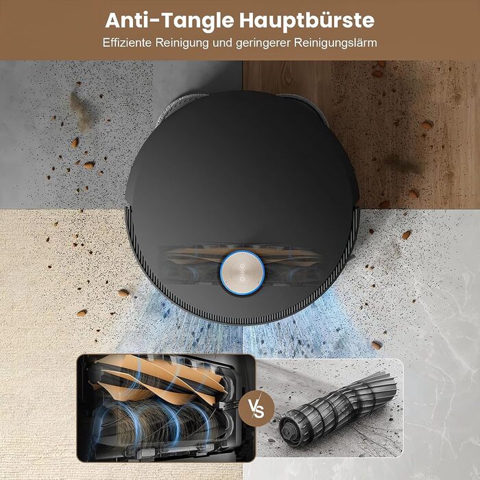 Набір аксесуарів для робота-пилососа Dreame L20 Ultra: 2 основні щітки, 6 мішків для пилу, 4 серветки для миття, 4 HEPA-фільтри, 4 бічні щітки, 1 щітка для чищення