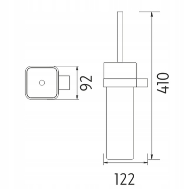 Йоржик для унітаза NIMCO Kibo Ki 14094K-26