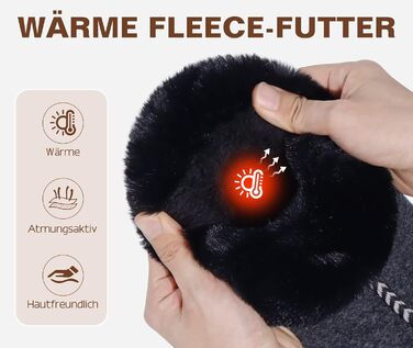 Тапочки домашні жіночі COFACE з Memory Foam, з фетру, чорні, розмір 36-43 (EU 38)