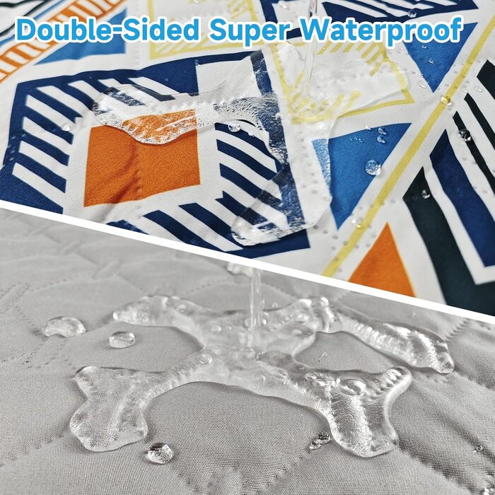 Водонепроникний двосторонній плед для собак, Boho-дизайн, захист дивану, 178 x 76 см