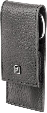 Zwilling Classic Inox: Набір з 3 предметів у шкіряному етикеті (шкіра, антрацит, ножиці для нігтів)