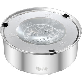 Нержавійна миска для води для собак без облизування, 1л, анти-облизування, неслизька, з захистом від протікання, для маленьких та середніх собак