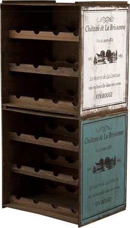 Wine rack (Hell) bottle rack shelf wine cabinet kitchen rack vintage used shabby chic