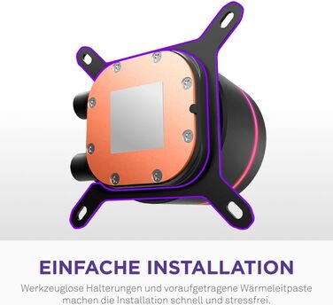 NZXT Kraken Z280 - Рідинний кулер для CPU з LCD-дисплеєм - Чорний - Сумісний з Intel® та AMD®