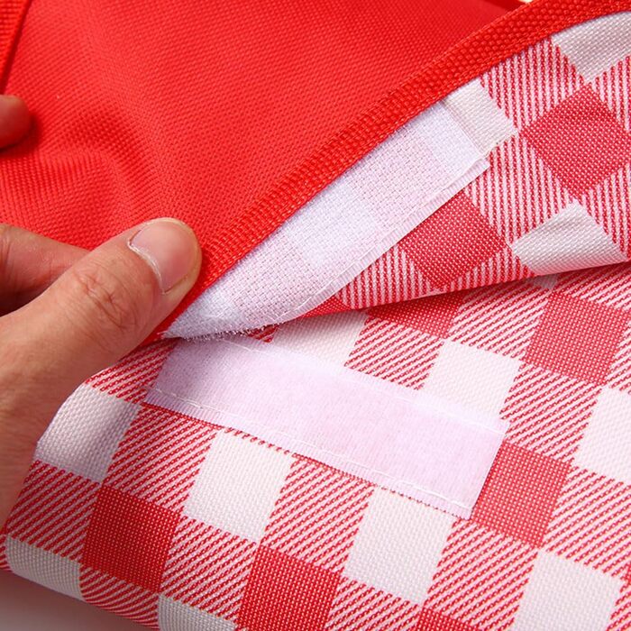 RUIBOLU Пляжний рушник/килимок для пікніка: великий, водонепроникний, швидковисихаючий, для 2-4 осіб, ідеальний для відпочинку на пляжі, кемпінгу, подорожей та пікніків (темно-синій у клітинку)