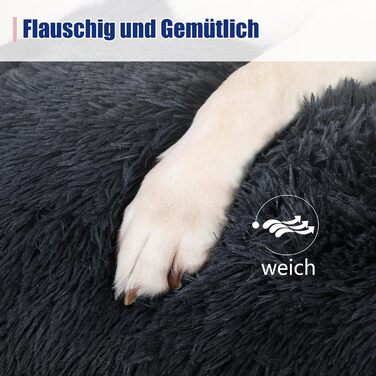 Килимок для собак великих та середніх порід KSIIA, 90x60 см, з неслизьким дном, дихаючий, сірий, 111x81x9 см