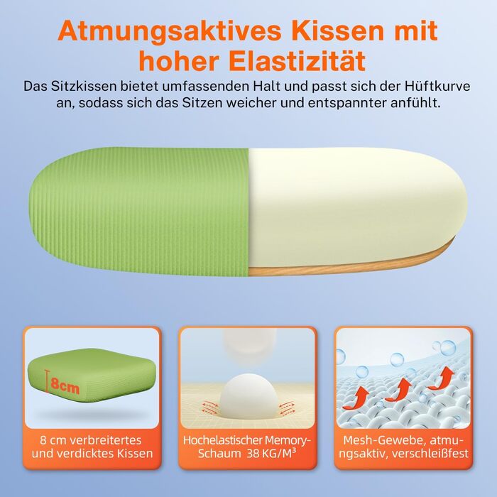 Ергономічне крісло для офісу з регульованою підголівником, підтримкою попереку та відкидними підлокітниками, крісло для начальника, 150 кг, функція гойдання до 135° (Зелений, Модель 2)