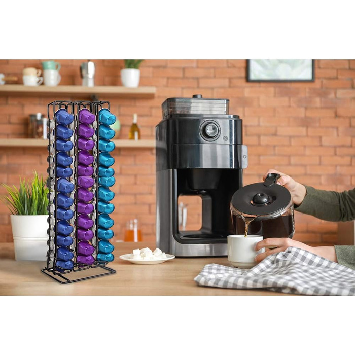 Тримач для капсул Nespresso (60 шт) - металевий підставка для кавових капсул