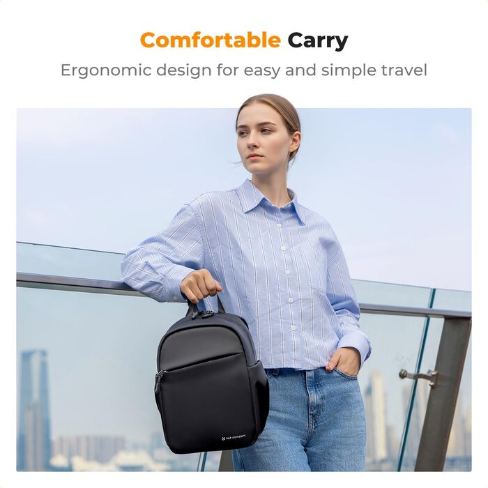 Рюкзак для камери K&F CONCEPT - компактний фоторюкзак для DSLR, об'єктивів, що підходить для повсякденного використання, роботи та подорожей, колір B-dunkelgrün (A-schwarz)