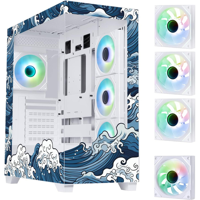 Корпус ПК BitFenix CETO Premium Edition Mid Tower (білий)