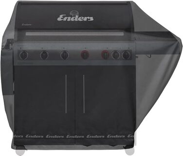 Чохол для газового гриля Enders Boston 6 KR Turbo, водонепроникний, UV-захист, поліестер 600D, чорний