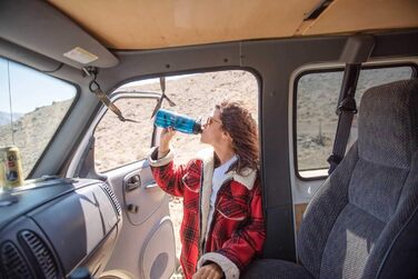 Camelbak Chute Mag Drinking Bottle (1000 ml, Violet (Iris))