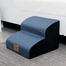 Сходинки для тварин Yanman: 2 сходинки для котів та собак, м'який матеріал, зручні для софи, блакитні