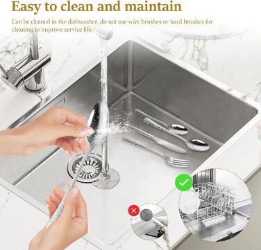 Набір столових приборів 24 предмети з нержавіючої сталі на 6 осіб з гравіюванням троянд. Ложки, виделки, ножі. Поліровані, для посудомийної машини. Сріблястий колір.