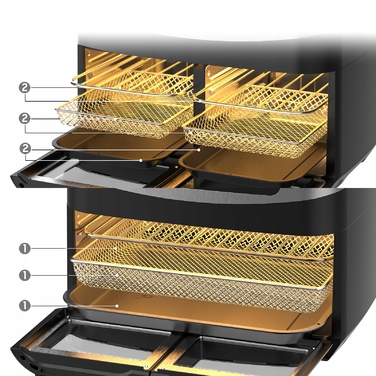Аерофритюрниця Iceagle KDFO-5511DT 2600 Вт, 12 л