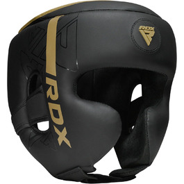 RDX Multi-Impact Headgear for Kickboxing, Combat Sports, MMA Training - Maya Hide Leather Sparring Headguard, Boxing Helmet, Krav Maga, Muay Thai, Karate & Taekwondo