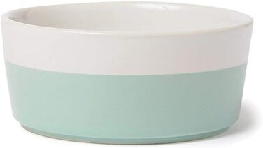 Миска для собак Waggo Dipper Ceramic - велика, м'ятного кольору, для всіх порід, міцна та довговічна, придатна для миття в посудомийній машині