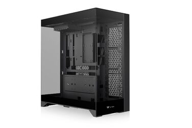 Корпус для ПК Thermaltake CTE Black E550 TG, ATX/E-ATX, двокамерний дизайн, загартоване скло, підтримка радіаторів до 420 мм, оптимізований повітряний потік