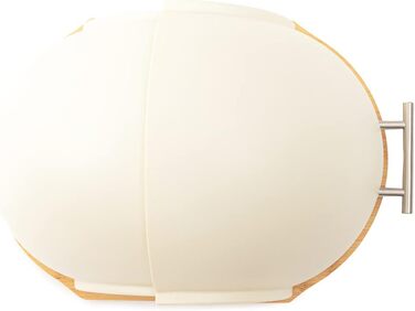 HOMLA Металева хлібниця для зберігання хліба, 37 x 26 x 22 см (210997)