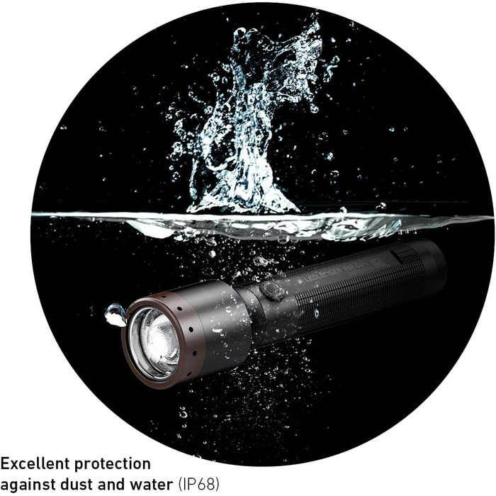 Ліхтарик Ledlenser P6R Core акумуляторний LED, 900 люмен, IP68, фокусування, USB зарядка, дальність 240 м