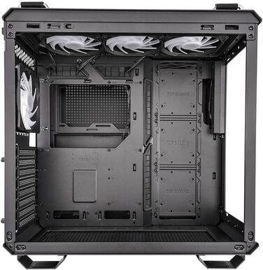 Корпус ПК ASUS TUF Gaming GT502 PLUS TG Black: двокамерний, підтримка 360mm радіаторів, ATX